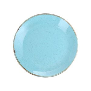 Porcelain plate, 24cm, "Seasons", Turquoise - Porland