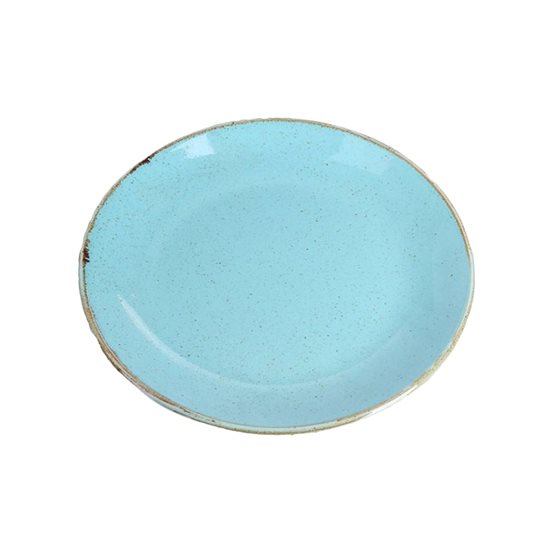 Porcelain plate, 24cm, "Seasons", Turquoise - Porland