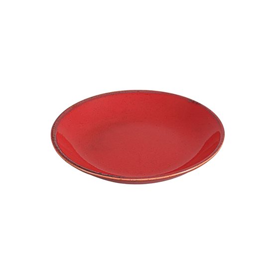 21 cm Alumilite Seasons dziļa plate, Red - Porland