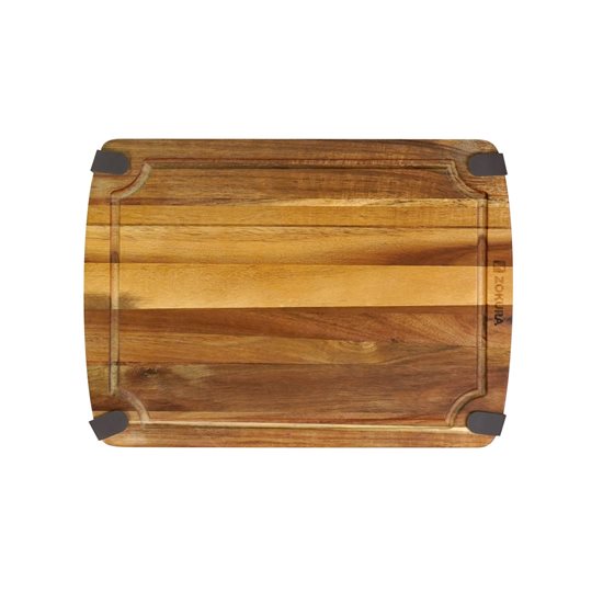 Tábua de cortar, madeira de acácia, 33 x 23,8 cm - Zokura