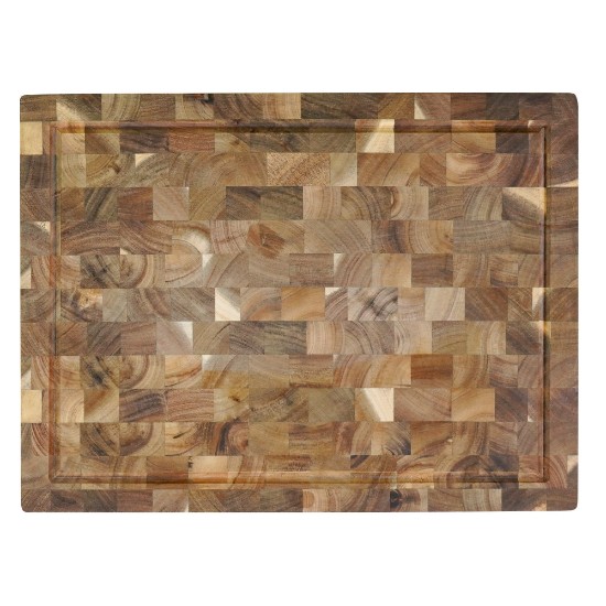 Planche à découper, bois d’acacia, 40 × 30 cm, épaisseur 3,5 cm - Zokura