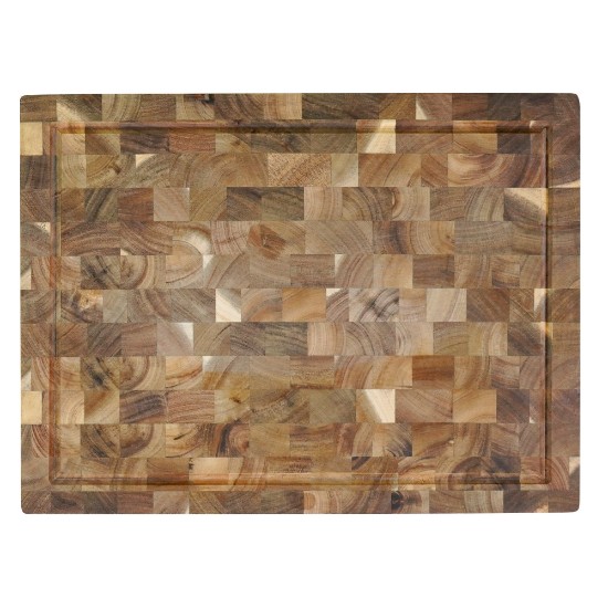 Cutting board, acacia wood, 40 × 30 cm, 3.5 cm thickness - Zokura