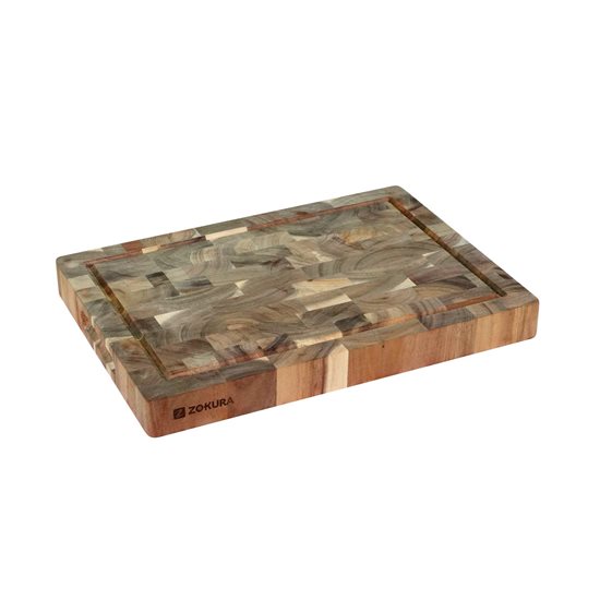 Planche à découper, en bois d'acacia, 35 x 25 cm - Zokura