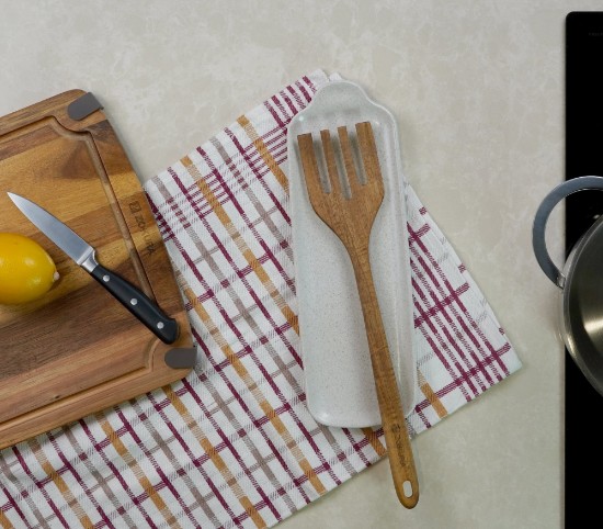 Wooden fork, acacia wood, 35cm - Zokura