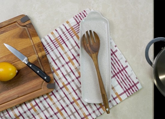 Spoon-fork, acacia wood, 29 cm - Zokura