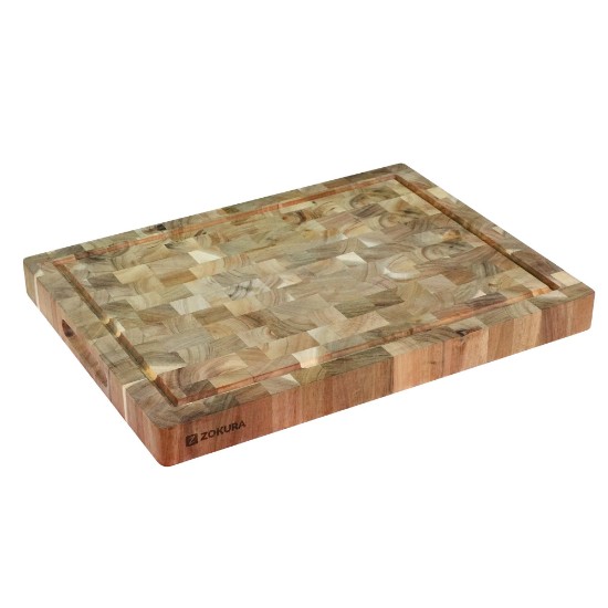 Prkénko, akáciové dřevo, 40 × 30 cm, tloušťka 3,5 cm - Zokura