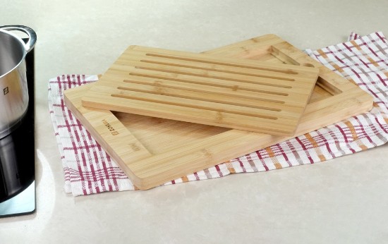 Tábua de cortar, madeira de bambu, 40 x 28 cm - Zokura