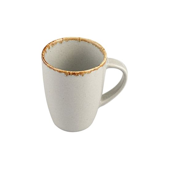 Porcelain mug, 285 ml, grey, "Seasons" - Porland