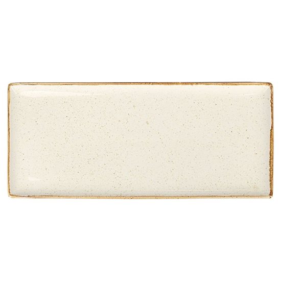 Plateau rectangulaire Alumilite Seasons, 35 x 16 cm, Beige - Porland  