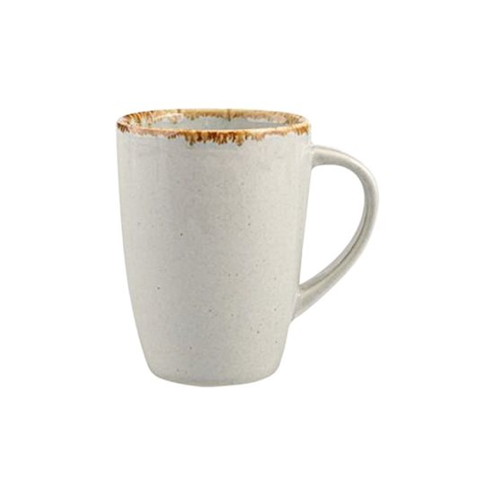 Porcelain mug, 285 ml, grey, "Seasons" - Porland
