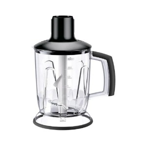 Food chopper attachment for MultiQuick 7 and MultiQuick 9 hand blenders, 1.25L, Black - Braun