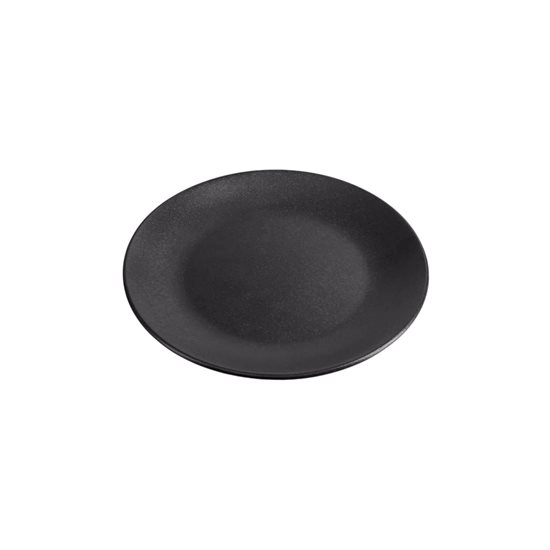 Porcelain dinner plate, 18 cm, black, "Seasons" - Porland
