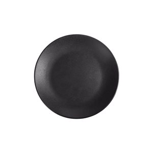 Porcelāna pusdienu šķīvis, 18 cm, melns, "Seasons" - Porland