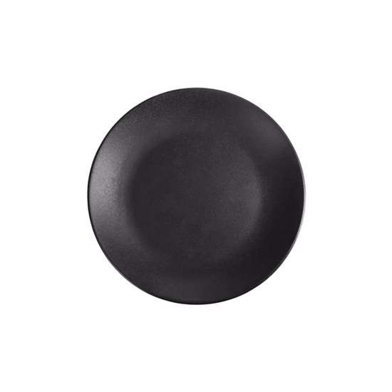 Porcelain dinner plate, 18 cm, black, "Seasons" - Porland