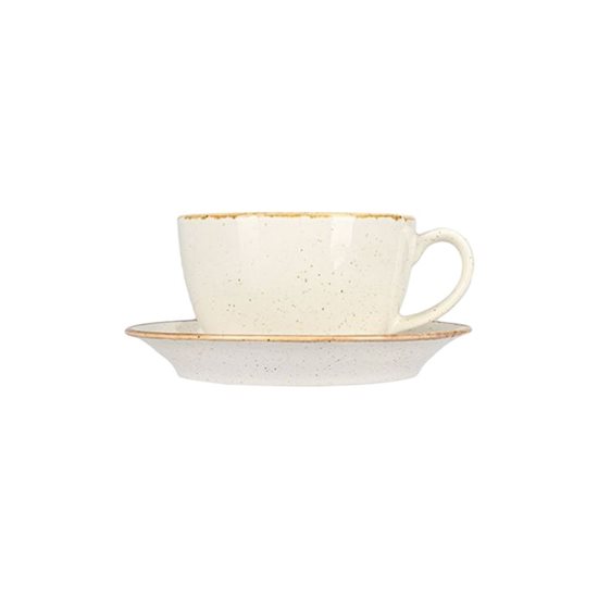 Tējas krūzes un apakštasīšu komplekts, porcelāns, 370 ml, Seasons, Beige - Porland