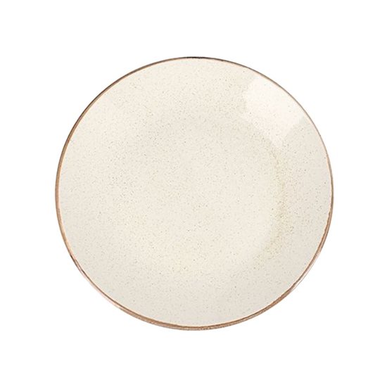 Prato porcelana, 24cm, "Estações", Bege - Porland