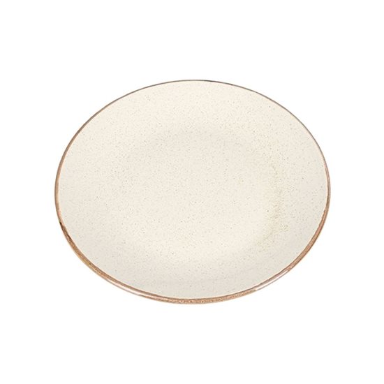 Pláta poircealláin, 24cm, "Séasúir", Beige - Porland