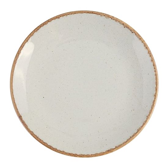 Porcelanowy talerz obiadowy, 30 cm, szary, "Seasons" - Porland