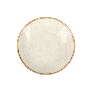 Deep plate, 21 cm, porcelain, Seasons, Beige - Porland