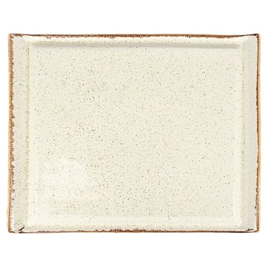 Steak platter, poircealláin, 32x26cm, "Seasons", Beige - Porland