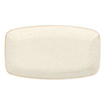 Rectangular Alumilite Seasons platter 31 x 18 cm, Beige - Porland  