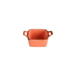 Minimiska, porcelán, 10cm, "Seasons", oranžová - Porland