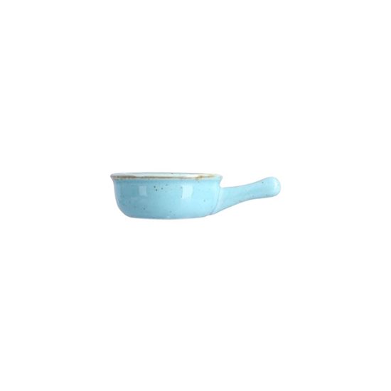 Mini-miska s rukoväťou, porcelán, 9,5 cm, "Ročné obdobia", tyrkysová - Porland