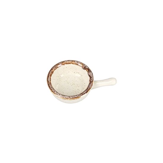 Mini-zdjela s ručkom, porculan, 9,5 cm, "Godišnja doba", Bež - Porland