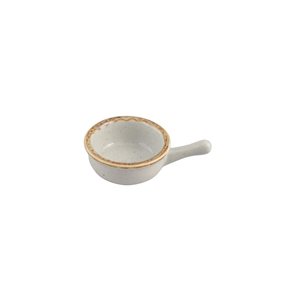 Mini-bowl with handle, porcelain, 9.5 cm, grey, "Seasons" - Porland