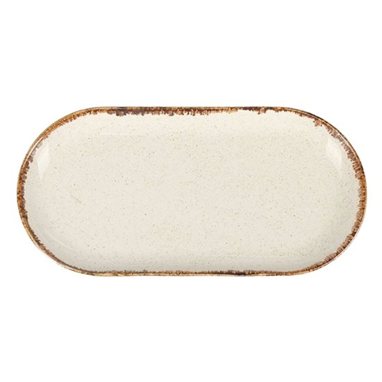 Platter poircealláin, 30 × 15 cm, raon "SEASONS", Beige - Porland