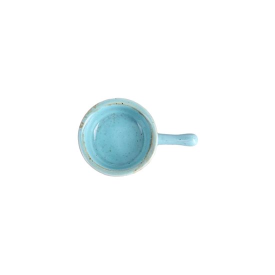 Mini-bol avec poignée, porcelaine, 9.5cm, « Seasons », Turquoise - Porland