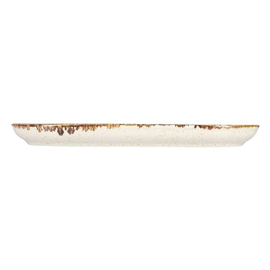 Porcelain platter, 30 × 15 cm, "SEASONS" range, Beige - Porland