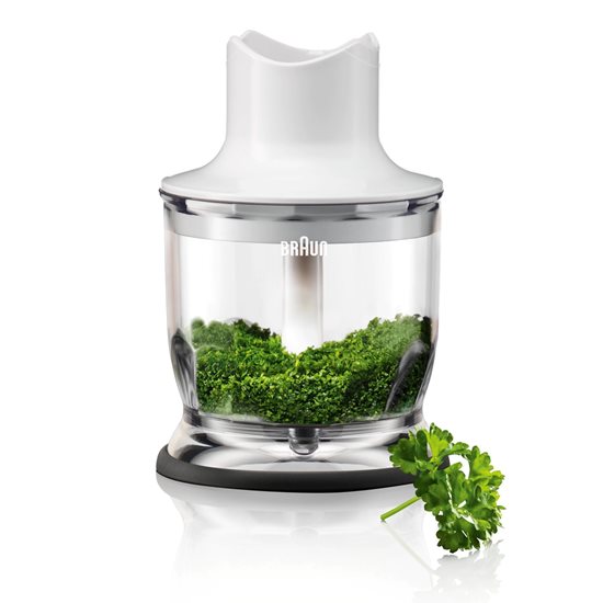 Chopper for MQ 20 hand mixer, 350ml, White - Braun