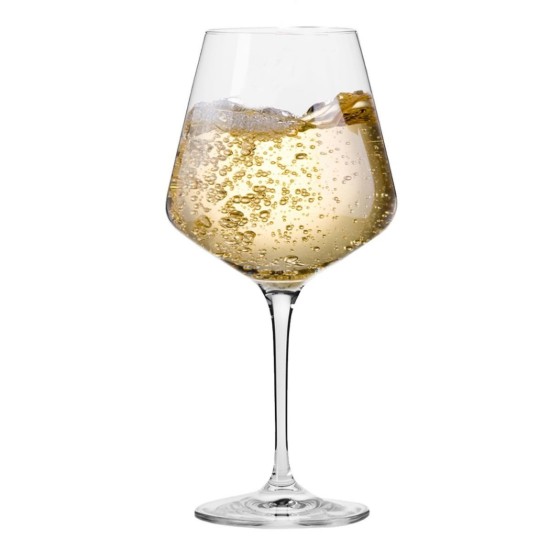 Komplet 6 kieliszków do wina Chardonnay, ze szkła kryształowego, 460 ml, "Avant-Garde" - Krosno