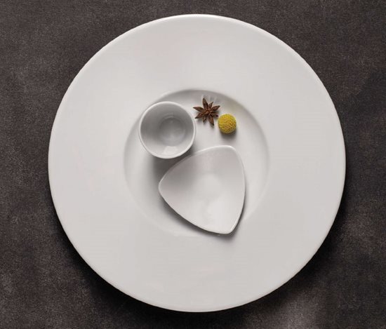 Serving plate, porcelain, 29cm, "Gourmet Presentation" - Porland 