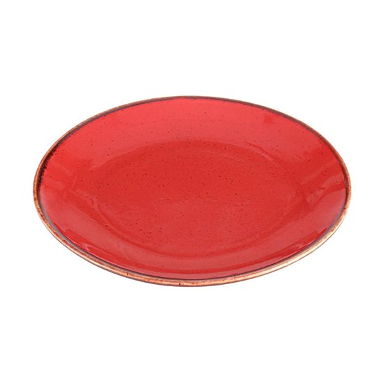 28 cm-es Alumilite Seasons tányér, piros - Porland