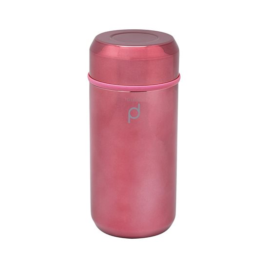 Wärmedämmflasche aus Edelstahl, "DrinkPod", 350 ml, "Metallic Rose" - Grunwerg