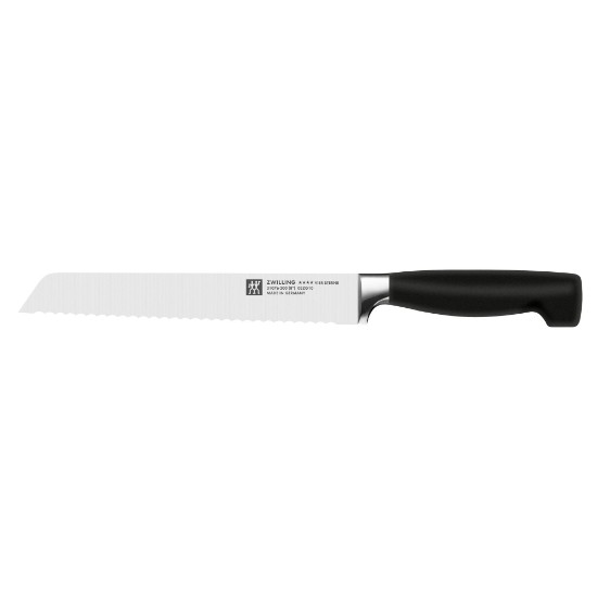 6-piece knife set, with wooden knife block, "TWIN Four Star" - Zwilling