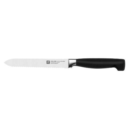6-piece knife set, with wooden knife block, "TWIN Four Star" - Zwilling