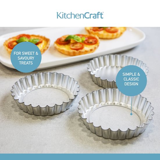 Set of 6 mini-tartlet tins - Kitchen Craft