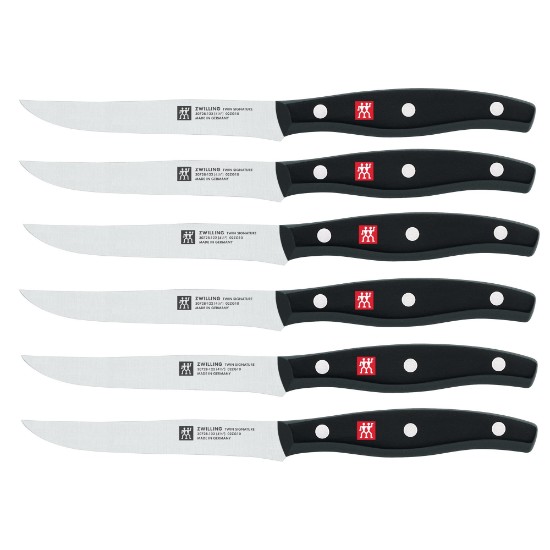 Set de 6 couteaux à steak, 12 cm, TWIN Pollux - Zwilling