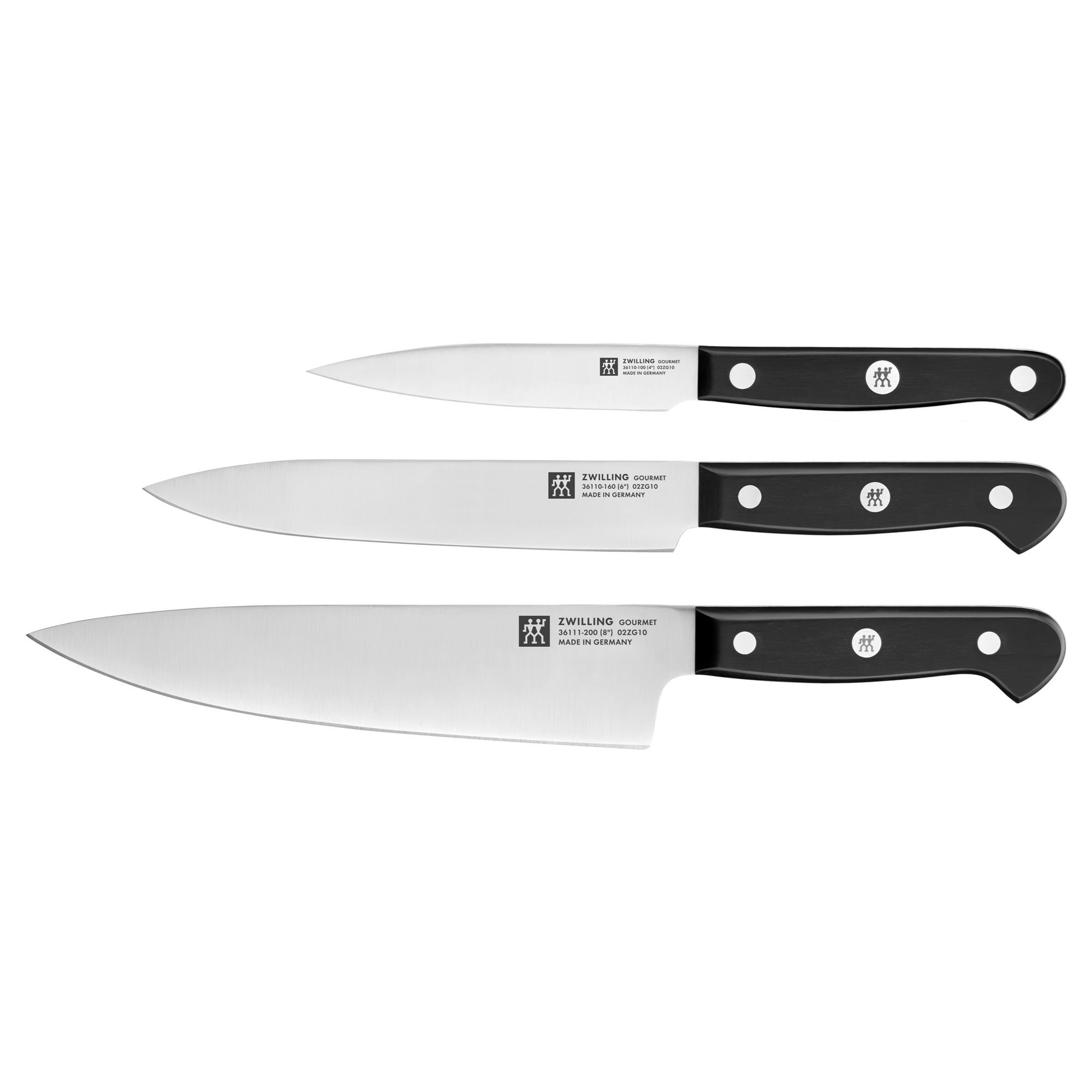 Coffret de 2 couteaux de cuisine : 1 couteau Santoku et 1 couteau Petit Chef