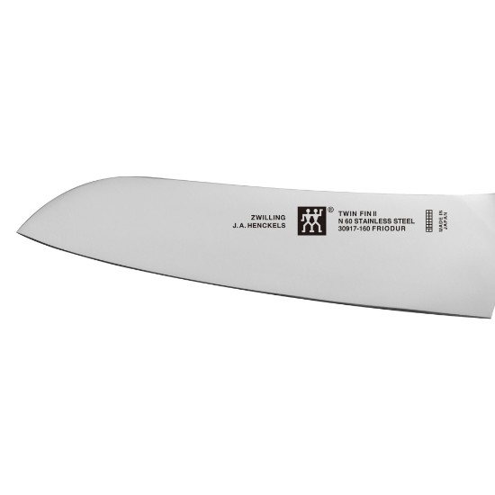 Santoku knife, 17 cm, TWIN Fin II - Zwilling