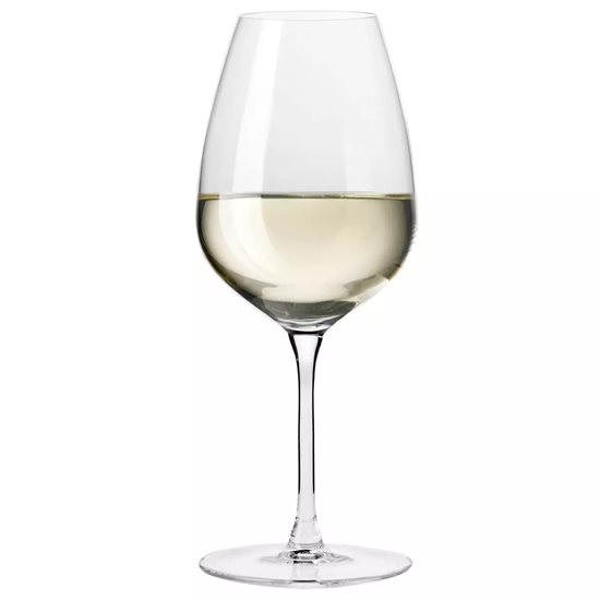 2-piece white wine glass set, made of crystalline glass, 460ml, "Duet" - Krosno