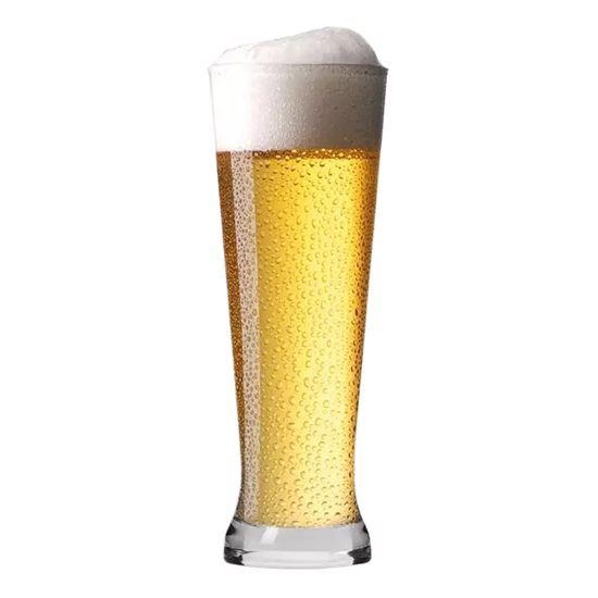 6-delt Pilsner ølglasssett, laget av glass, 500ml, "Mixology" - Krosno