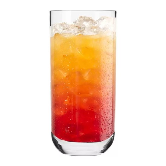 6 dalių stiklo rinkinys "long drink", krištolinis stiklas, 360ml, "Glamour" - Krosno