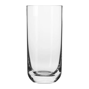 6-piece "long drink" glass set, crystalline glass, 360ml, "Glamour" - Krosno
