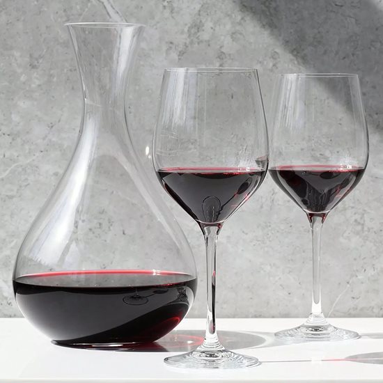 Conjunto de servir vinho com 3 peças, em vidro cristalino, "Harmony" - Krosno