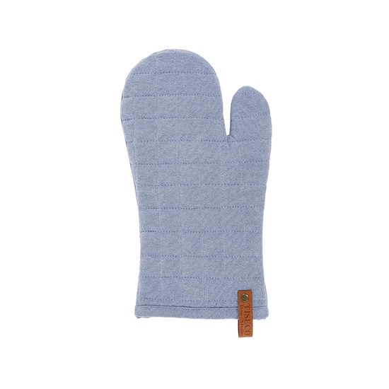 Oven mitt, 18 × 32 cm, "Havana", Blue stone - Tiseco