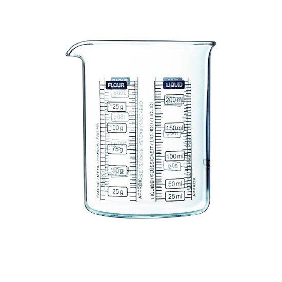 Sæt med 2 graduerede krus, borosilikatglas, 250 og 500 ml, "Classic" serie – Pyrex